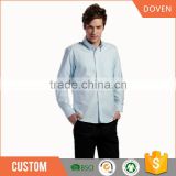 China OEM Sky blue long sleeve men's shirt