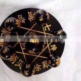 Natural Obsidian Stones Spheres Seven Star Ball Array Geomantic Furnishing thumbnail-3