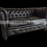 Chesterfield Sofa ,chesterfields 2 Seater Black Color Sofa thumbnail-5