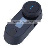 LCD Screen and FM Function,1000M 3 Riders Motorcycle Intercom BT Bluetooth Wireless Interphone Helmet Headset thumbnail-3