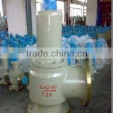 Spring loaded safety valve with lever