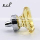 1 1/9 Inch Fashionable Victorian Yellow Color Crystal Drawer Pull