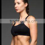 Kiteng Comfortable Yoga Sports Bra With Crisscross Stapes on the Back Wicking Fabric and Padding Office In United States thumbnail-3