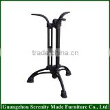 2016 Guangzhou wholesale furniture parisian metal frame table base 3 ways