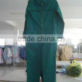 cotton green coverall high quality