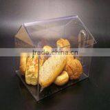 China Factory Direct Wholesale Clear Acrylic Bread Storage Box With Lid for Retail thumbnail-2