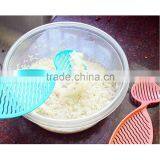 Multifunctional Kitchen Rice Washing Long Handle Colorful Plastic Mini Spoon thumbnail-4