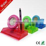 Water Power Table Alarm Clock With Pen Holder