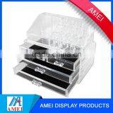 China Gold Factory and Clear Acrylic Makeup Organizerdisplay Storage Box thumbnail-6