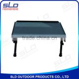 outdoor Metal foldable fishing bivvy table with steel plate