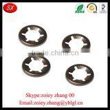 China Supplier Precisioon Stamping Process Aluminum Star Lock Washer With Anodized thumbnail-2