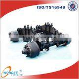 24 Ton 28 Ton 32 Ton 36 Ton Low Plate Drum Axle Bogie Suspension thumbnail-1