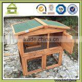 SDR009-T Wooden Bunny House Cheap 2 Story Double Decker Rabbit Hutches thumbnail-1