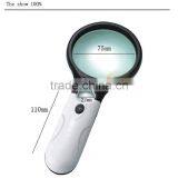 2016 New 3 LED Light 45X Handheld Mini Pocket Microscope Reading Magnifying Glass Lens Jewelry Loupe YB360-SZ thumbnail-2