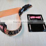 350*15mm Nfc RFID Fabric Wristbands for Events RFID Woven Bracelets thumbnail-1