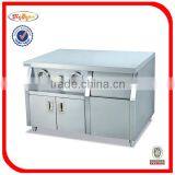 Stainless Steel Kitchen Work Table With Cup Dispenser thumbnail-3
