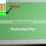 Blow molding LDPE plastic green color tomato pe tube perforated film
