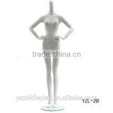 Fashion Modeling Long Neck Female Fiberglass Sexy Mannequin on Sale