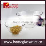 Large Crystal Pressed Clear Glass Punch Bowl thumbnail-1