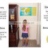 Set of World and US Travel Tracker Maps Scratch Off Places You Visit thumbnail-6