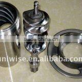 SS 202# Meat Mincer Parts, Plate, Knife and Gears, 22# Parts, Good Polish thumbnail-1