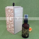 2016 laser design handmade cheap wooden essential oil box essential oil carrying case