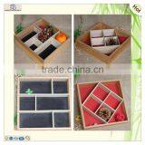 Wholesale Japanese Compartments Wood Serving Set Tray thumbnail-6