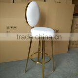 Sale Good Quality Hot Sale Stainless Steel Royal Gold Bar Chair thumbnail-2