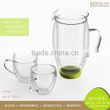 Thermos Heat Resistant Water Pyrex Wholesale Pitcher thumbnail-4