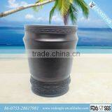 EA0001WB European Style Black Antique Waste Basket thumbnail-1
