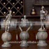 Set of 3 Resin Vintage Baseball Player Figurine thumbnail-2