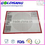 29X42cm Oven Safe Silicone Baking Mat coated with Fiberglass
