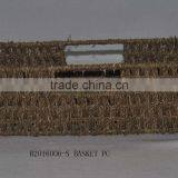 Seagrass Iron Shelf Basket thumbnail-1