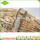 2017 New Style Wicker Basket, Brown Picnic Basket Set With Belt for Four Person thumbnail-6