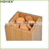 Eco-Friendly Natural Bamboo Canister For Cookies/Homex_Factory thumbnail-1