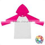 Wholesale Fashion Hoodies Baby Girls Raglan Long Sleeve Fall Outfits Custom Plain Kids Hoodies thumbnail-5