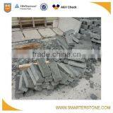 Top Quality Natural Stone Flooring Lava Hainan Black for Outside Paving