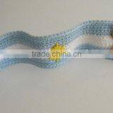 Hot New Bestselling Product Wholesale World Cup Soccer Argentina Crochet Bracelet Made in China
