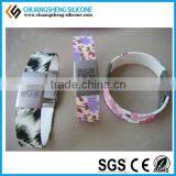 2016 Most Fashion Bar Code Silicone Abroad Bangles, Promotional Wirstband, thumbnail-3