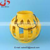 2016 New Deisgn Colorful Home Decoration Ceramic Hurricane Lamp, Ceramic Lantern thumbnail-2