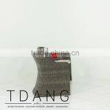 Cheap Antique Wicker Love Seat With Ottoman - New Design Wicker Love Seat Bench thumbnail-4