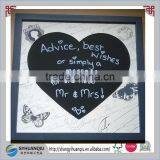 Pretty Blackboard Chalkboard Shabby Chic Heart Shaped Design Vintage Style thumbnail-1
