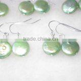 Cheap AAA 14mm Freshwater Pearl Earrings thumbnail-1