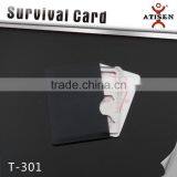 Steel Color Swiss Multifunction Army Knife Card For Camping Outdoor Survival thumbnail-2