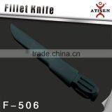 High Quality Fishing Tackle ! Camping Fillet Knife,stainless Steel Fishing Knife F-506 thumbnail-2