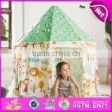 Portable Kids Playhouse Cotton Girls Play Tent Best Sale Indoor Pink Girls Play Tent W08L007 thumbnail-5