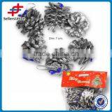 Silver Christmas Decoration Ball, Pinecone thumbnail-1