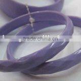 Orchid Resin Bangle Bracelet thumbnail-1