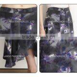 Floral Print Women Long Maxi Skirt thumbnail-6