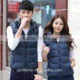 Hot Winter New Down Cotton Vest Casual Slim Jacket Coat Waistcoat for Men and Women thumbnail-4